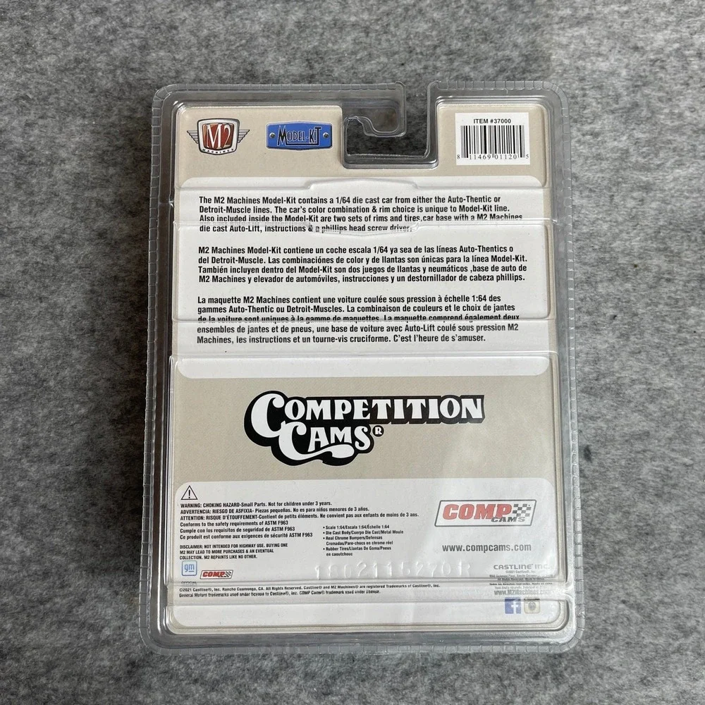 M2 Machines 1953 Chevrolet 3100 Truck Ground Pounders R42 Model Kit Silver 1/64‎